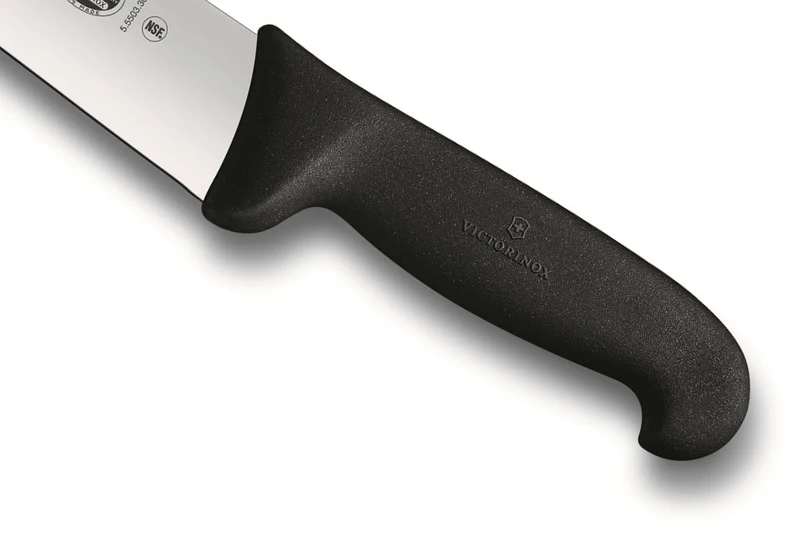 Couteau à saigner/découper Victorinox 5.5503.30 lame 30cm manche fibrox noir