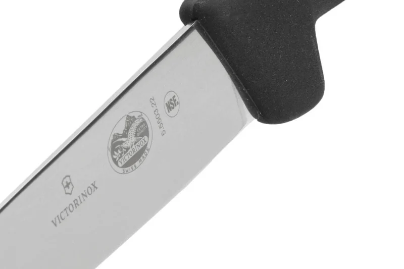 Couteau à saigner/découper Victorinox 5.5503.22 lame 22cm manche fibrox noir