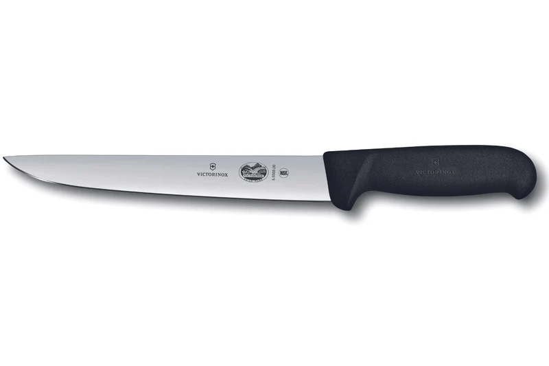 Couteau à saigner/découper Victorinox 5.5503.20 lame 20cm manche fibrox noir