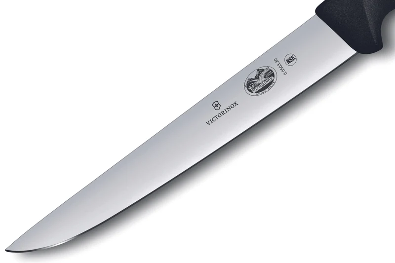 Couteau à saigner/découper Victorinox 5.5503.20 lame 20cm manche fibrox noir