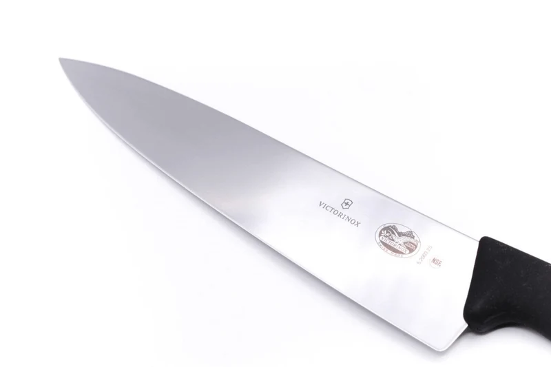 Couteau éminceur Victorinox 5.2003.25 lame 25cm manche fibrox noir