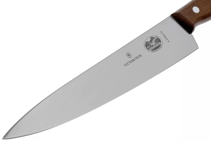 Couteau éminceur Victorinox 5.2000.22G lame 22cm manche en bois d'érable