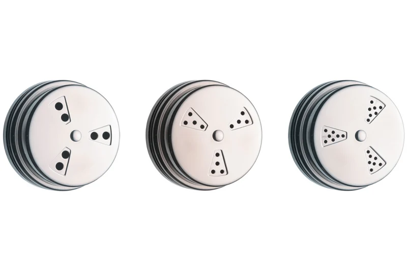 Saupoudreuse KitchenCraft 3 en 1 en acier inoxydable