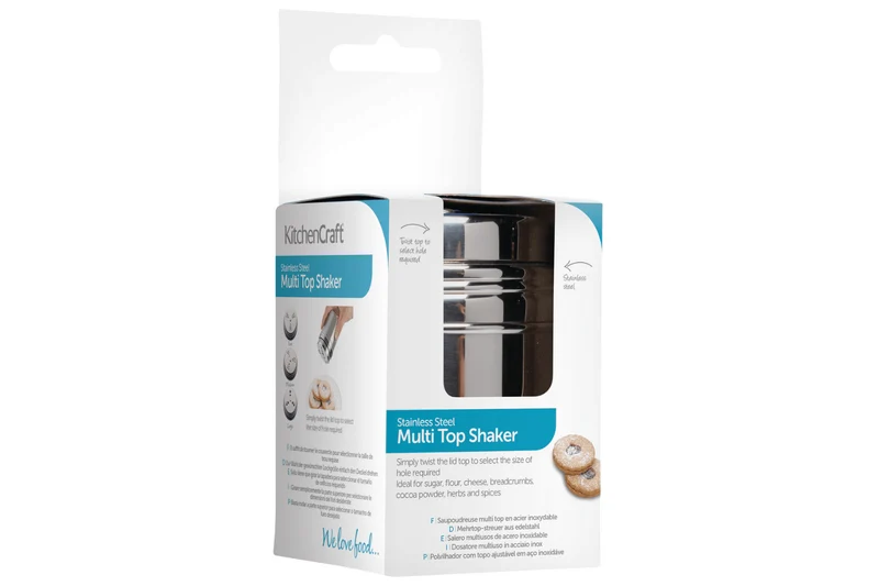 Saupoudreuse KitchenCraft 3 en 1 en acier inoxydable