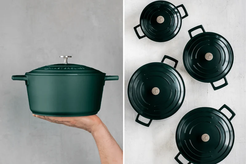 Cocotte MasterClass compatible induction en fonte d'aluminium 4L