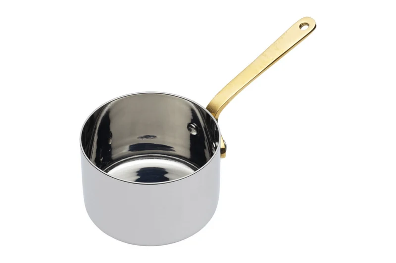 Mini saucière MasterClass en acier inox 6,5cm forme casserole