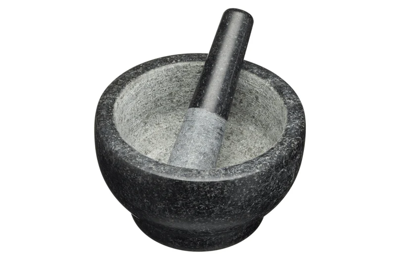 Mortier et pilon MasterClass en granit noir 20cm