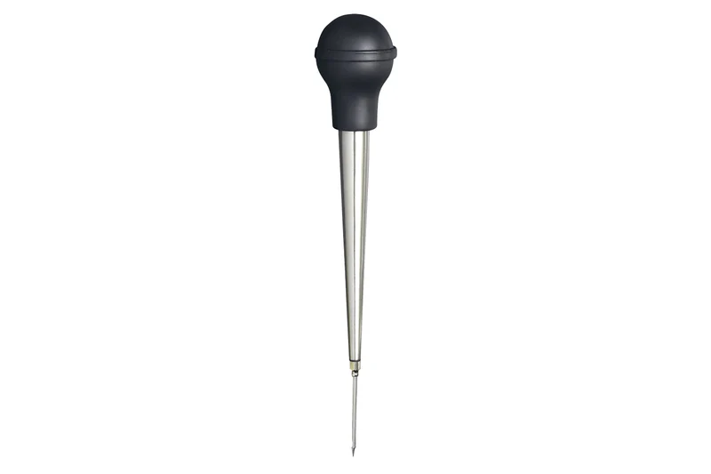Seringue à marinade professionnelle MasterClass en inox et silicone