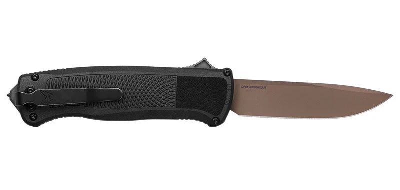 Couteau Automatique Shootout Désert noir Benchmade