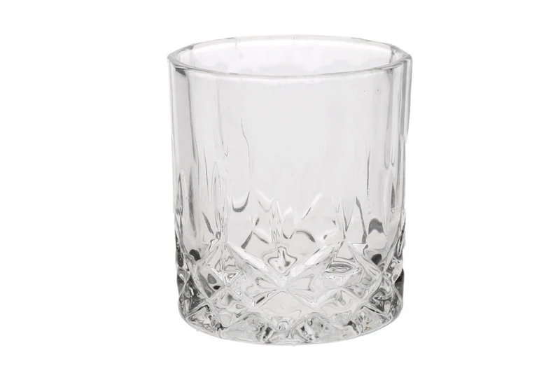 Set de bouteille à whisky Barcraft avec 4 verres taillés