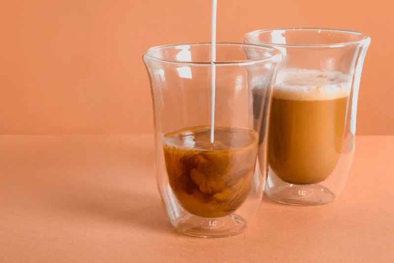Set de 2 verres à latte La Cafetière Jack en verre borosilicate double paroi 270ml