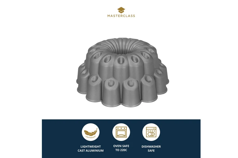 Moule à gâteaux à étages Masterclass en fonte d'aluminium