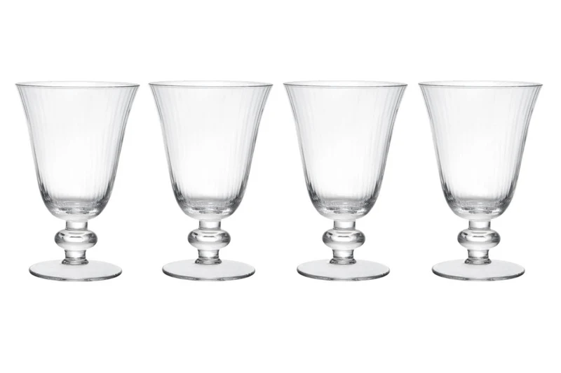 Set de 4 verres à vin en cristal Mikasa Salerno à pied court 260ml