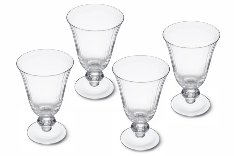 Set de 4 verres à vin en cristal Mikasa Salerno à pied court 260ml