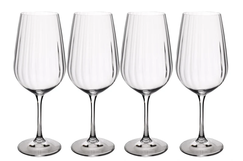 Set de 4 verres à vin rouge Mikasa Treviso en cristal 600ml