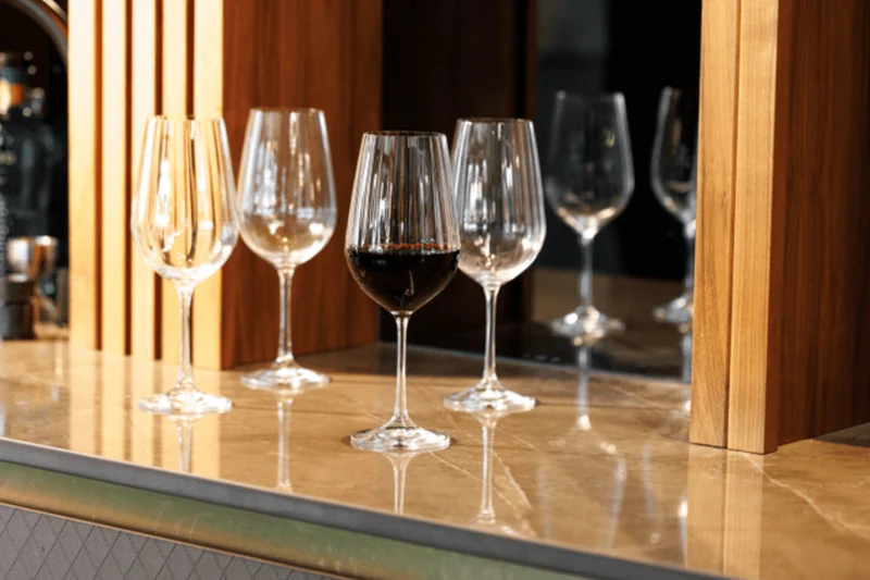Set de 4 verres à vin rouge Mikasa Treviso en cristal 600ml