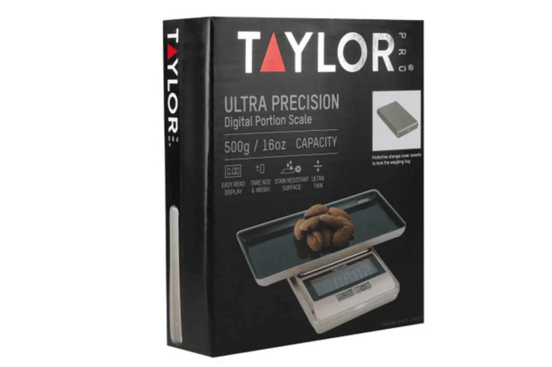 Balance de cuisine de précision Taylor Pro en acier inoxydable capacité 500g