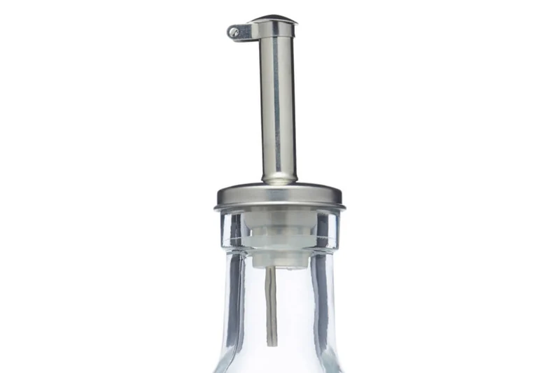 Bouteille à huile / vinaigre KitchenCraft World of Flavours en verre décoré 270ml