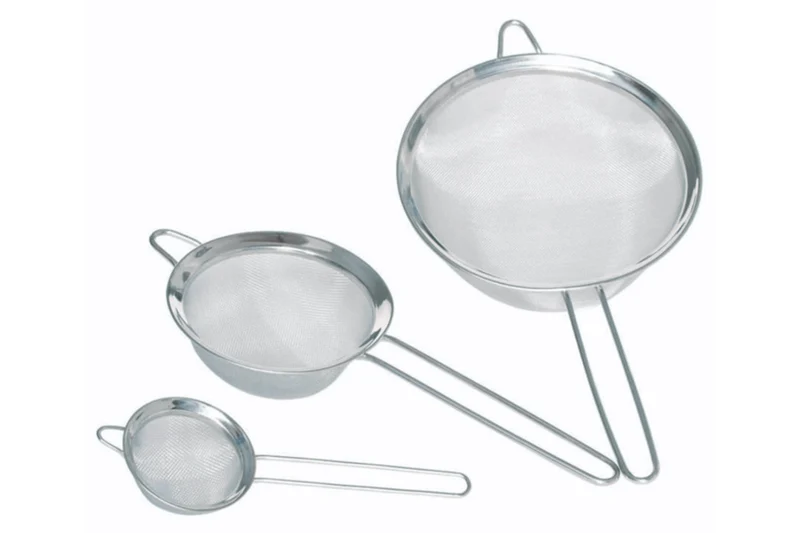 Set de 3 tamis ronds KitchenCraft à mailles fines en acier inoxydable