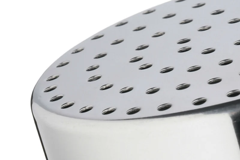Saupoudreuse KitchenCraft à trous moyens en acier inox + couvercle polymère