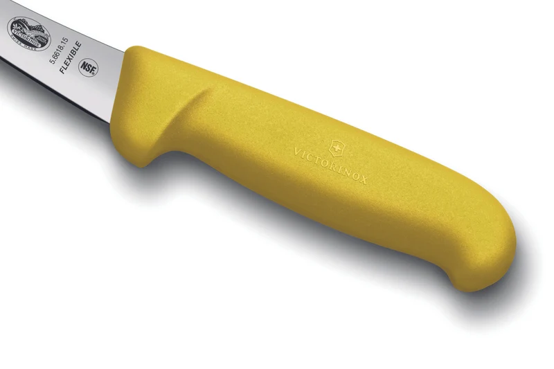 Couteau à désosser Victorinox 5.6618.15 lame flexible 15cm manche fibrox jaune