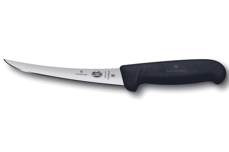 Couteau à désosser Victorinox 5.6613.15 lame flexible 15cm manche fibrox noir