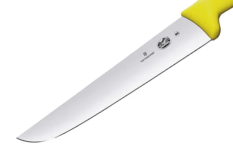 Couteau de boucher Victorinox 5.5208.31 lame 31cm manche fibrox jaune