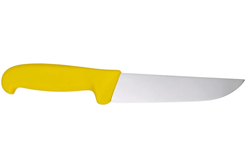 Couteau de boucher Victorinox 5.5208.23 lame 23cm manche fibrox jaune