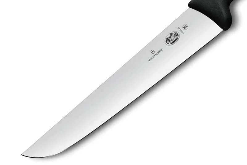 Couteau de boucher Victorinox 5.5203.23 lame 23cm manche fibrox noir