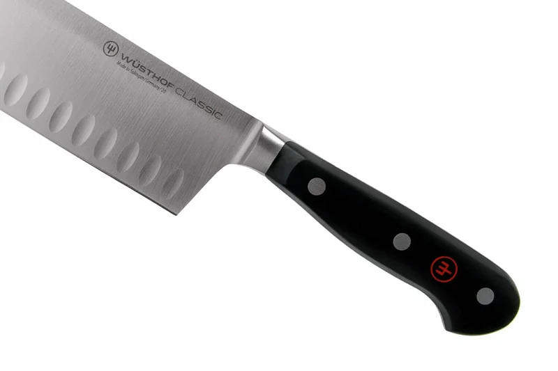 Couteau Nakiri Wusthof Classic forgé lame alvéolée 17cm