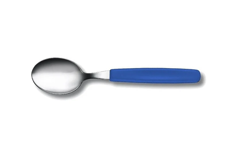 Set de 6 cuillères de table Victorinox Swiss Classic en acier manche bleu