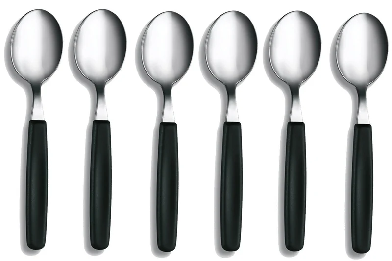 Set de 6 cuillères de table Victorinox Swiss Classic en acier manche noir