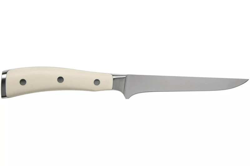Couteau à désosser Wüsthof Classic Ikon blanc forgé 14cm