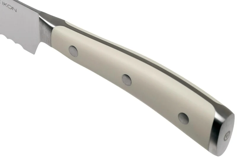 Couteau à pain Wüsthof Classic Ikon blanc forgé 20cm