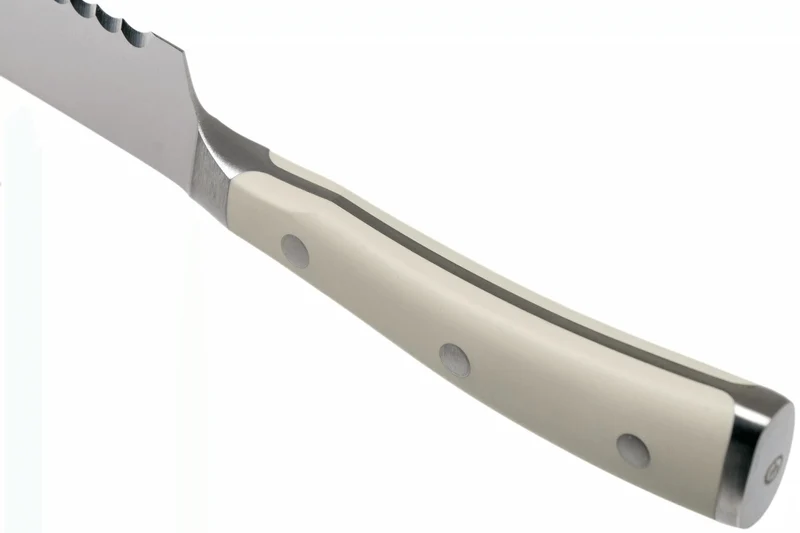 Couteau à pain Wüsthof Classic Ikon blanc forgé 20cm