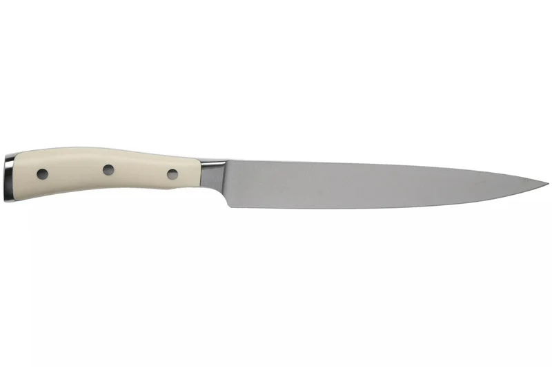 Couteau tranchelard Wüsthof Classic Ikon Blanc forgé 20cm