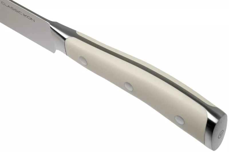 Couteau tranchelard Wüsthof Classic Ikon Blanc forgé 20cm