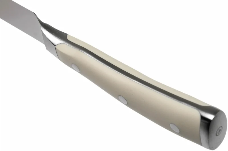 Couteau tranchelard Wüsthof Classic Ikon Blanc forgé 20cm