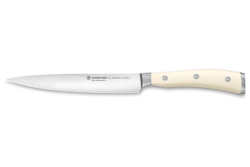 Couteau filet de sole Classic Ikon blanc / Creme de Wüsthof - lame flexible 16 cm