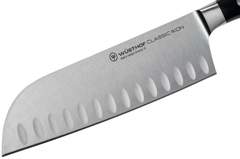 Couteau santoku Wüsthof Classic Ikon forgé lame alvéolée 17cm