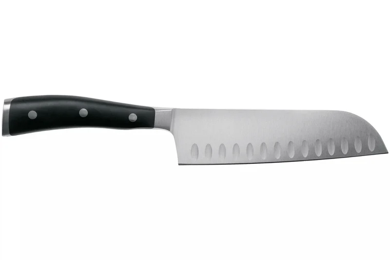 Couteau santoku Wüsthof Classic Ikon forgé lame alvéolée 17cm