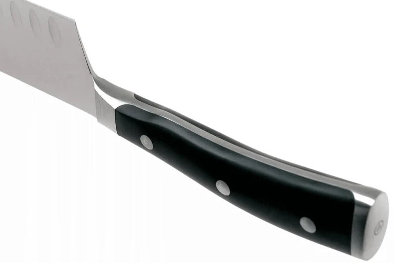 Couteau santoku Wüsthof Classic Ikon forgé lame alvéolée 17cm