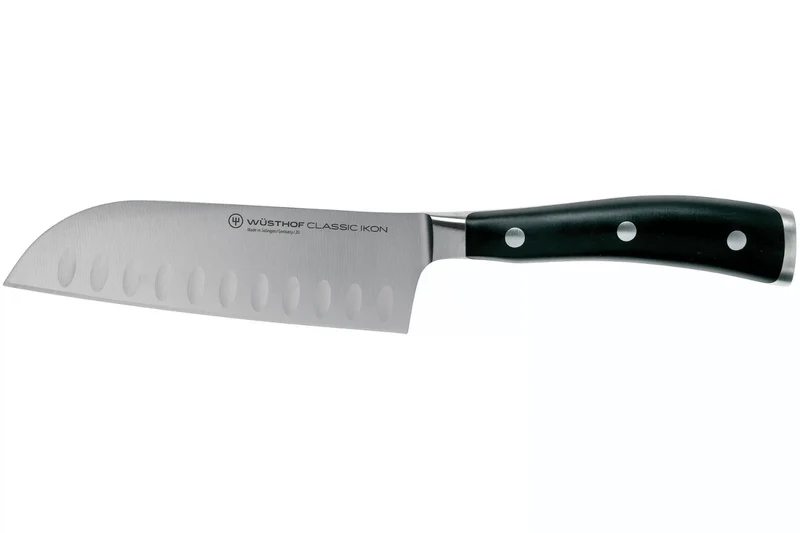 Couteau santoku Wüsthof Classic Ikon forgé lame alvéolée 14cm