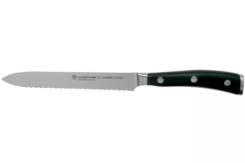 Couteau à saucisson Wüsthof Classic Ikon forgé 14cm