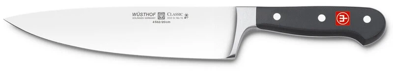 Coffret 3 couteaux Wüsthof Classic office 9cm, tranchelard 16cm, chef 20cm