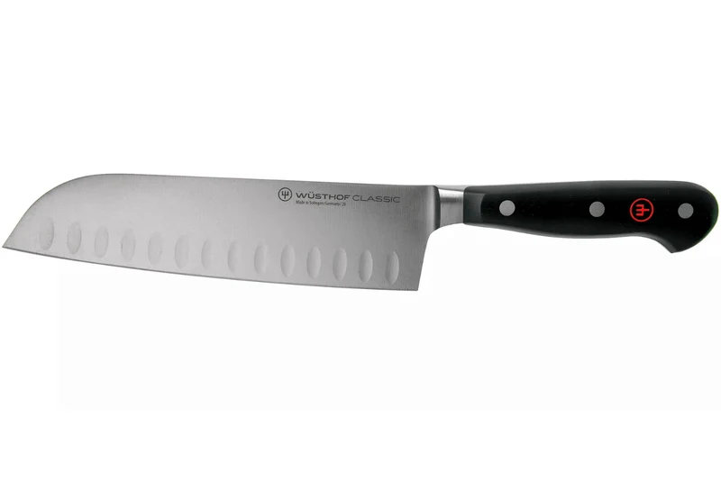 Couteau Santoku Wüsthof Classic alvéolé forgé 17cm