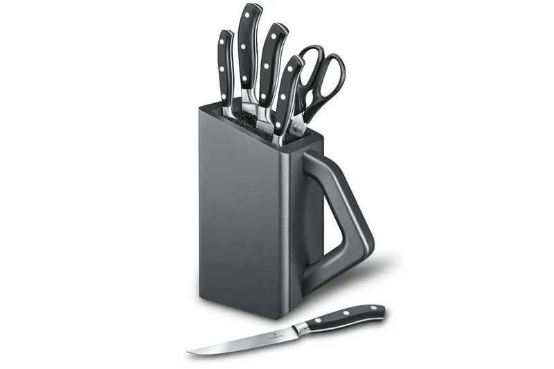Bloc 1 à 6 couteaux noir Universel Victorinox noir