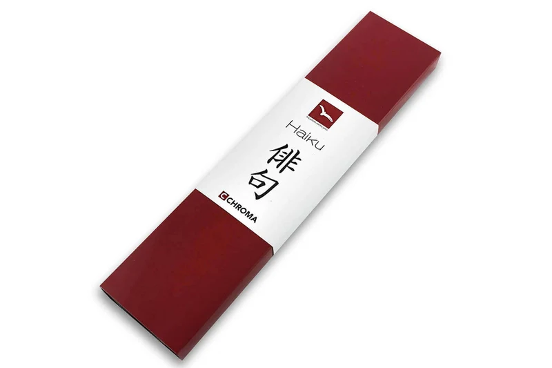 Couteau à pain japonais Chroma Haiku 25cm manche Honoki