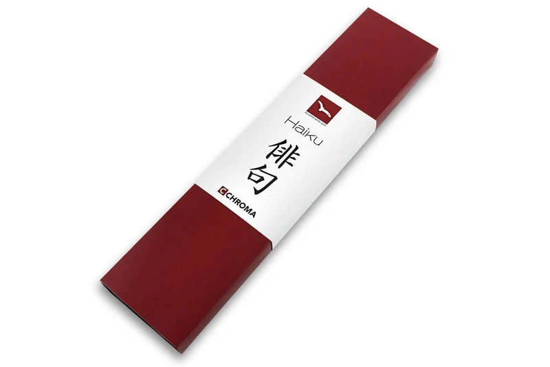 Couteau Yanagiba japonais Chroma Haiku 21cm manche Honoki