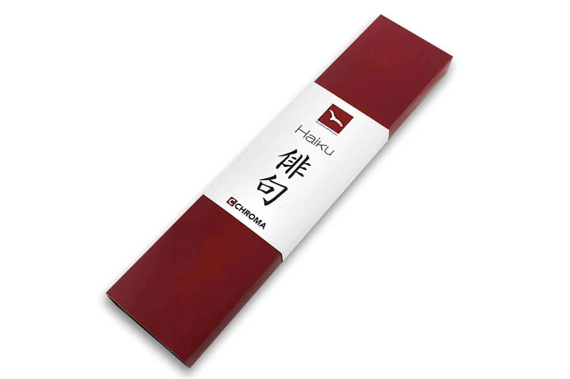 Couteau Deba japonais Chroma Haiku 17cm manche Honoki